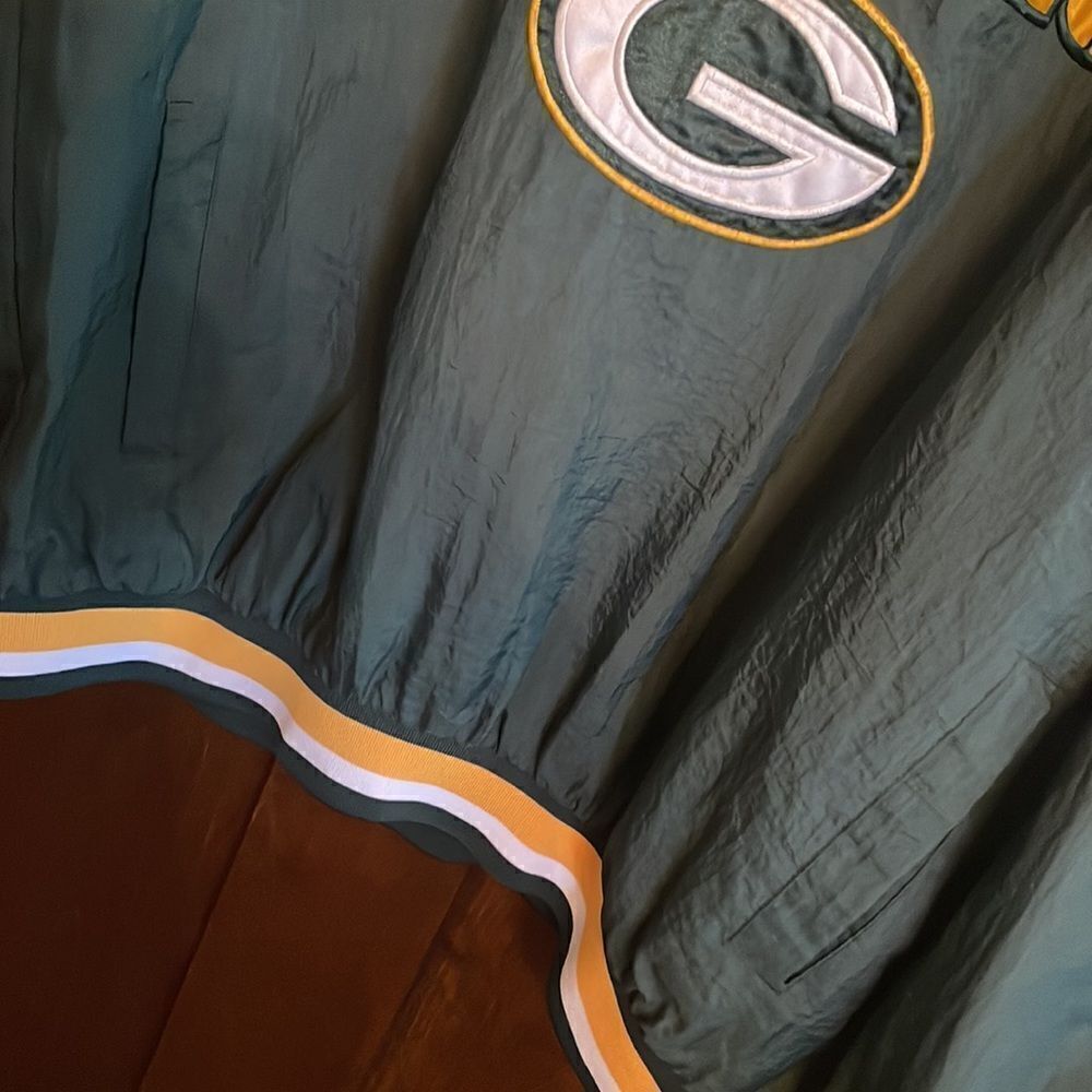 Green Bay Packers (Vintage?) Pullover Windbreaker - XL - Picture 7 of 7